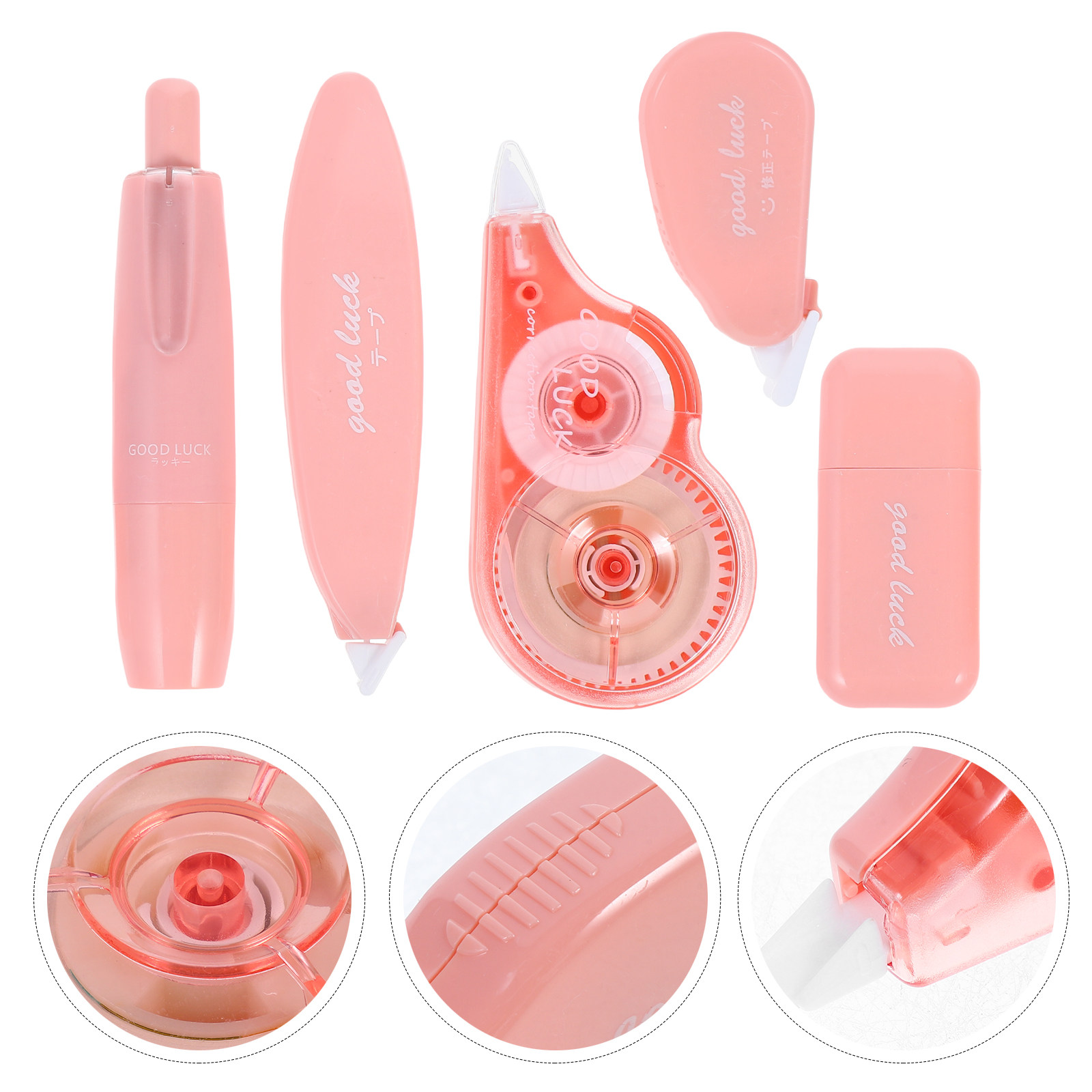 Correction Tape Roller - 5 szt. Przenośny zestaw korektorów do